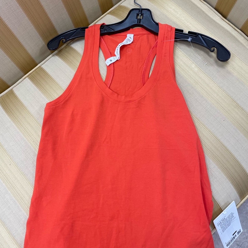 Lululemon Bright Orange Tank Top